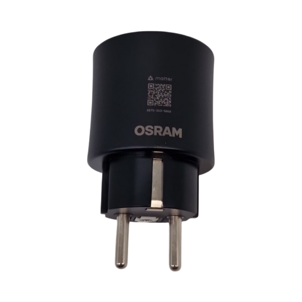 OSRAM SMART+ Matter Plug EU Steckdose 2300W 10A IP20 schwarz Alexa Google Home Apple HomeKit