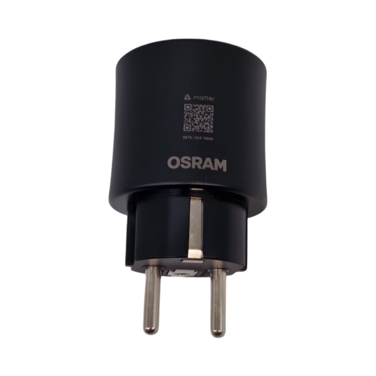 OSRAM SMART+ Matter Plug EU Steckdose 2300W 10A IP20 schwarz Alexa Google Home Apple HomeKit