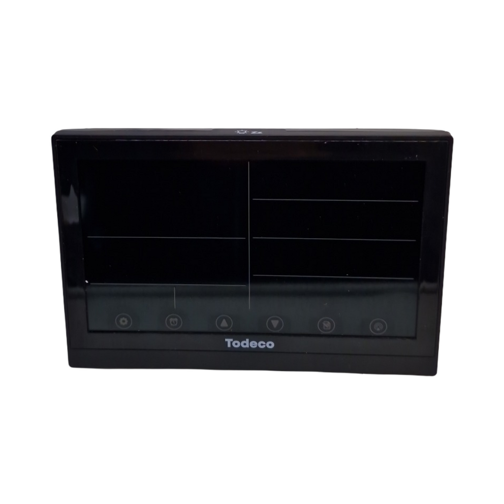 Todeco Wetterstation Funk mit 3 Außensensoren Thermometer digital LCD RCC Barometer Hygrometer e