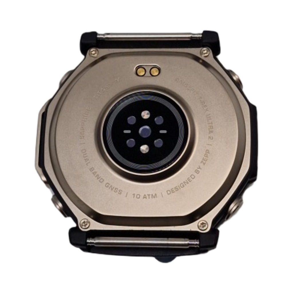 Amazfit T-Rex Ultra 2 Outdoor Smartwatch Dualband-GPS Titangehäuse Saphir AMOLED Display Taschenlampe Universalgröße