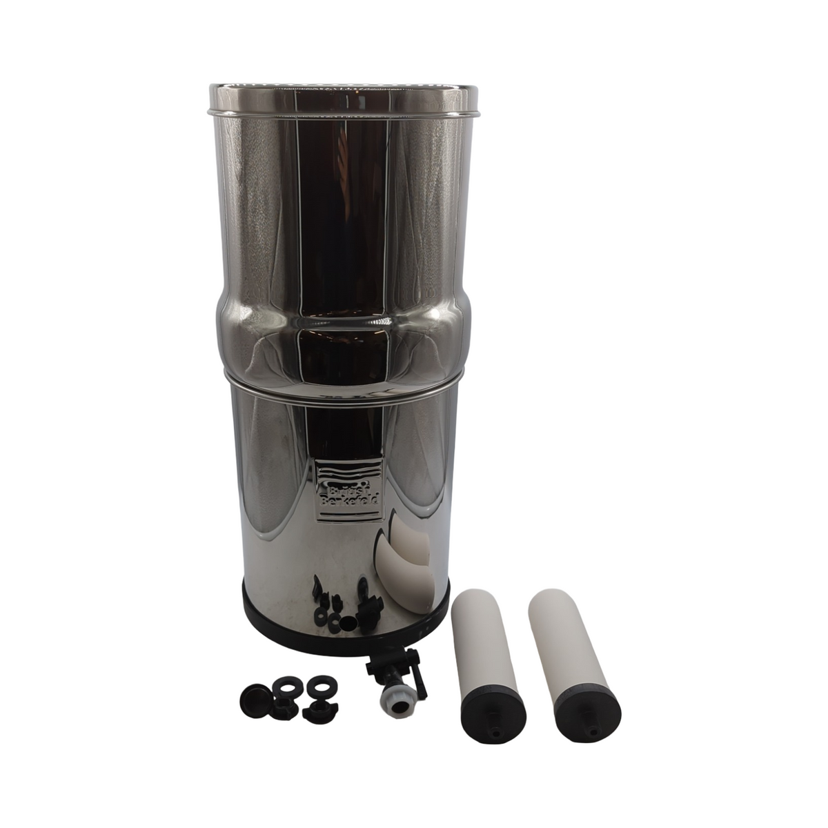 British Berkefeld Wasserfilter System Schwerkraft 8,5L Edelstahl mit 2 Ultra Sterasyl Kartuschen