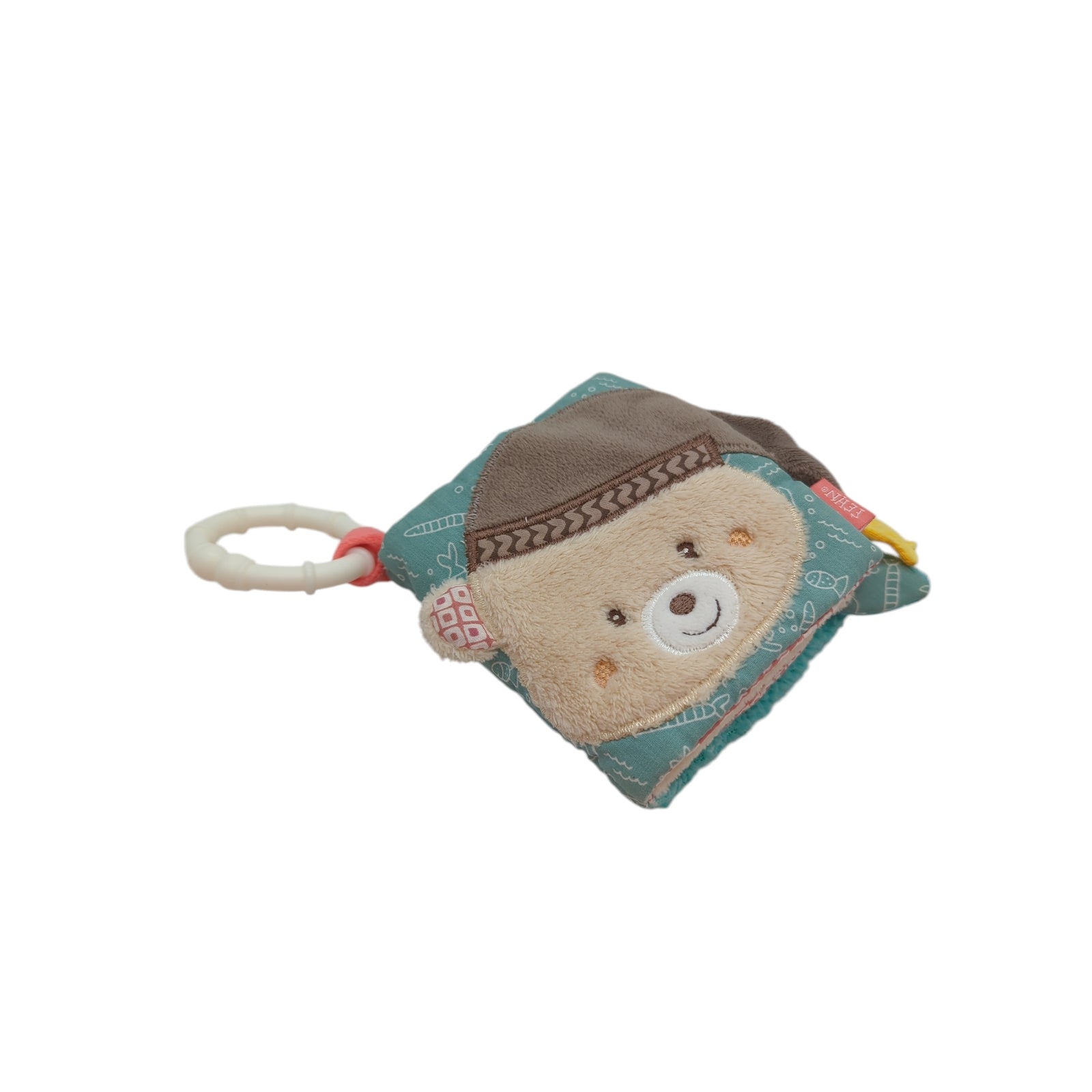 Fehn Soft Bilderbuch Bruno Stoffbuch Baby Fühlbuch Tiere zum Aufhängen