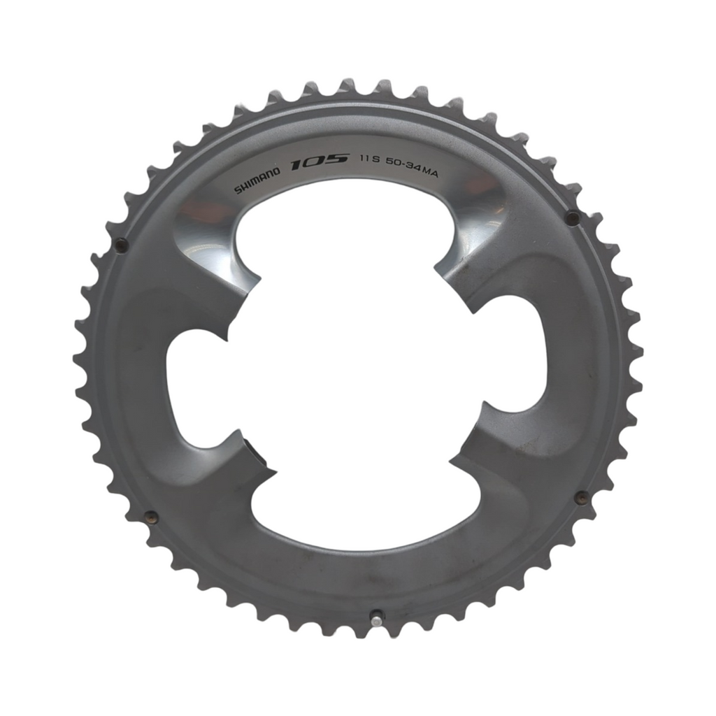 Plato 50D-MA 105-FC-5800 Plata Kettenblatt Silber 50-34T