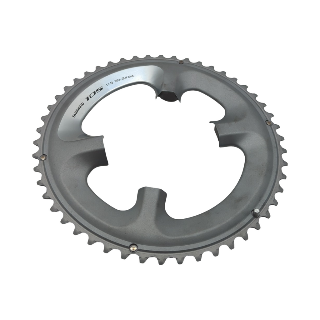 Plato 50D-MA 105-FC-5800 Plata Kettenblatt Silber 50-34T