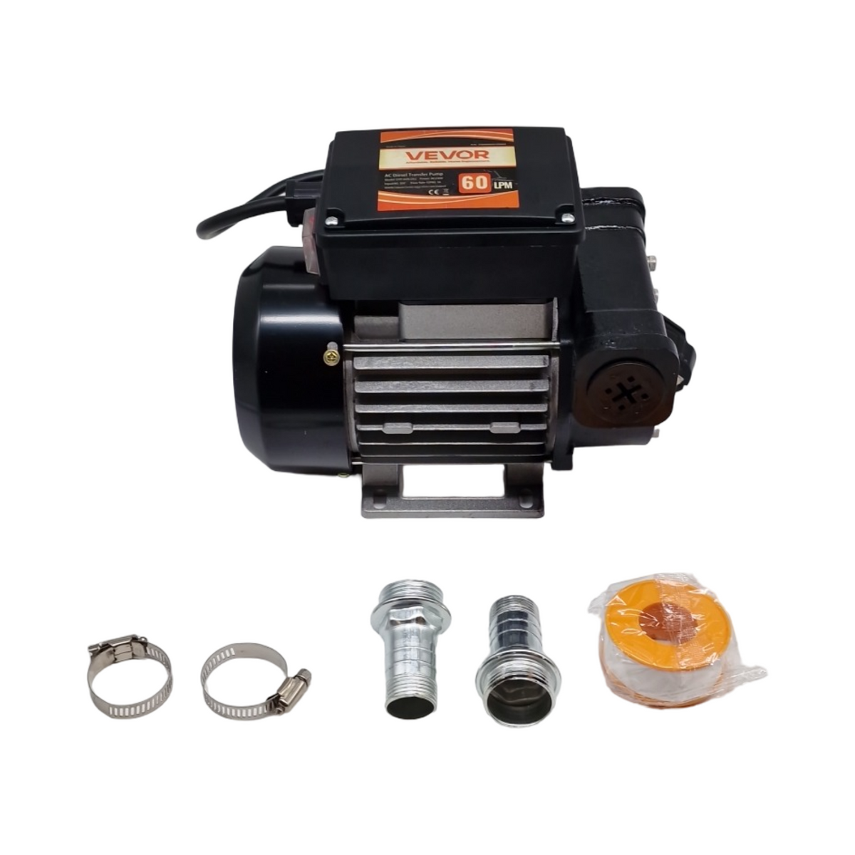 VEVOR Kraftstofftransferpumpe 230V elektrische Diesel-Transferpumpe 60L/min maximale Saughöhe 2,4m Förderhöhe 13,7m