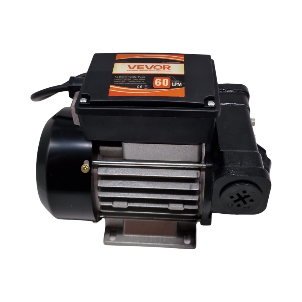 VEVOR Kraftstofftransferpumpe 230V elektrische Diesel-Transferpumpe 60L/min maximale Saughöhe 2,4m Förderhöhe 13,7m