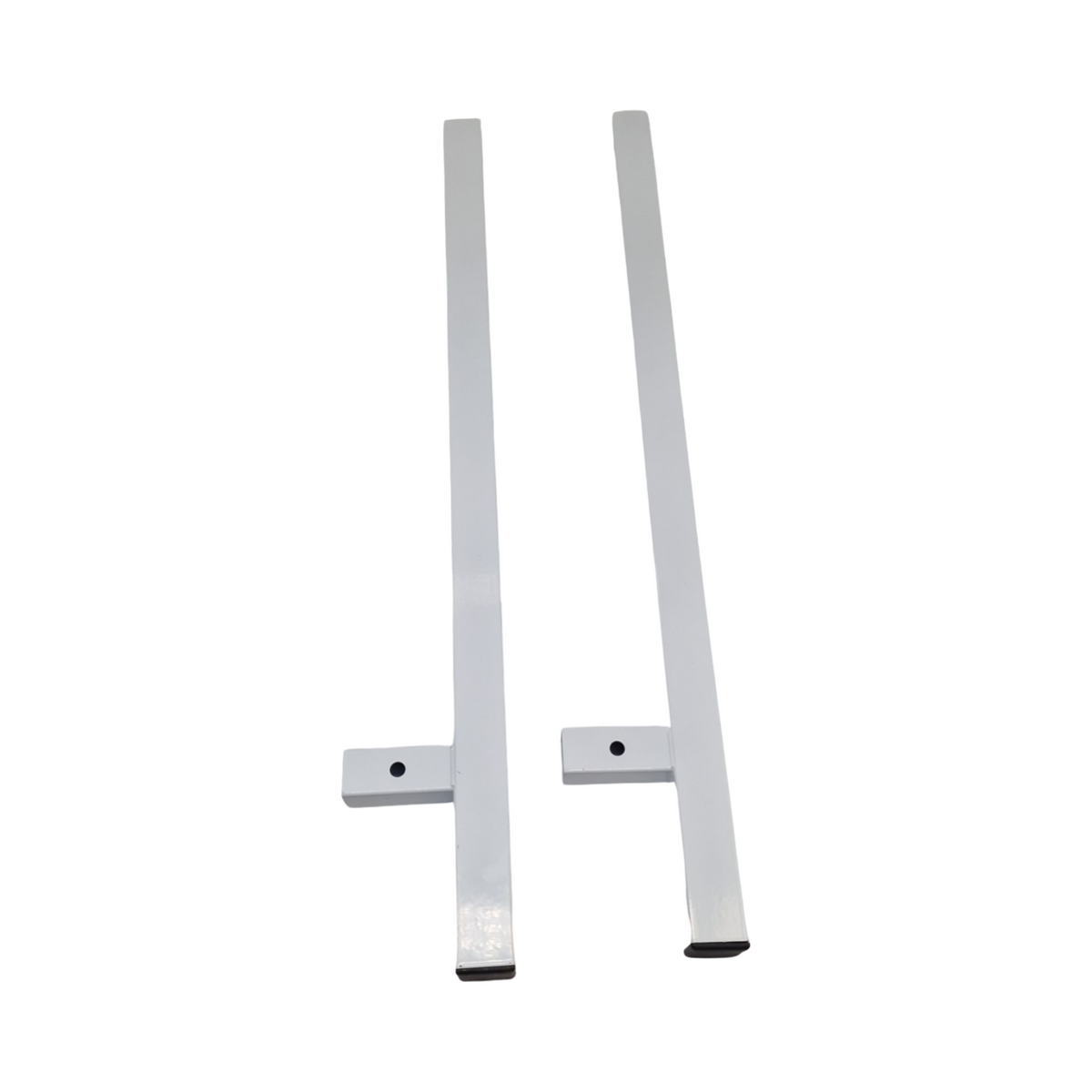 Jantex L548 Sackhalter Stahl weiß mit Fußpedal und hygienischem Deckel 880x430x330mm
