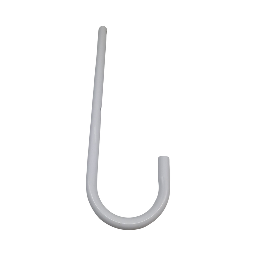 Jantex L548 Sackhalter Stahl weiß mit Fußpedal und hygienischem Deckel 880x430x330mm