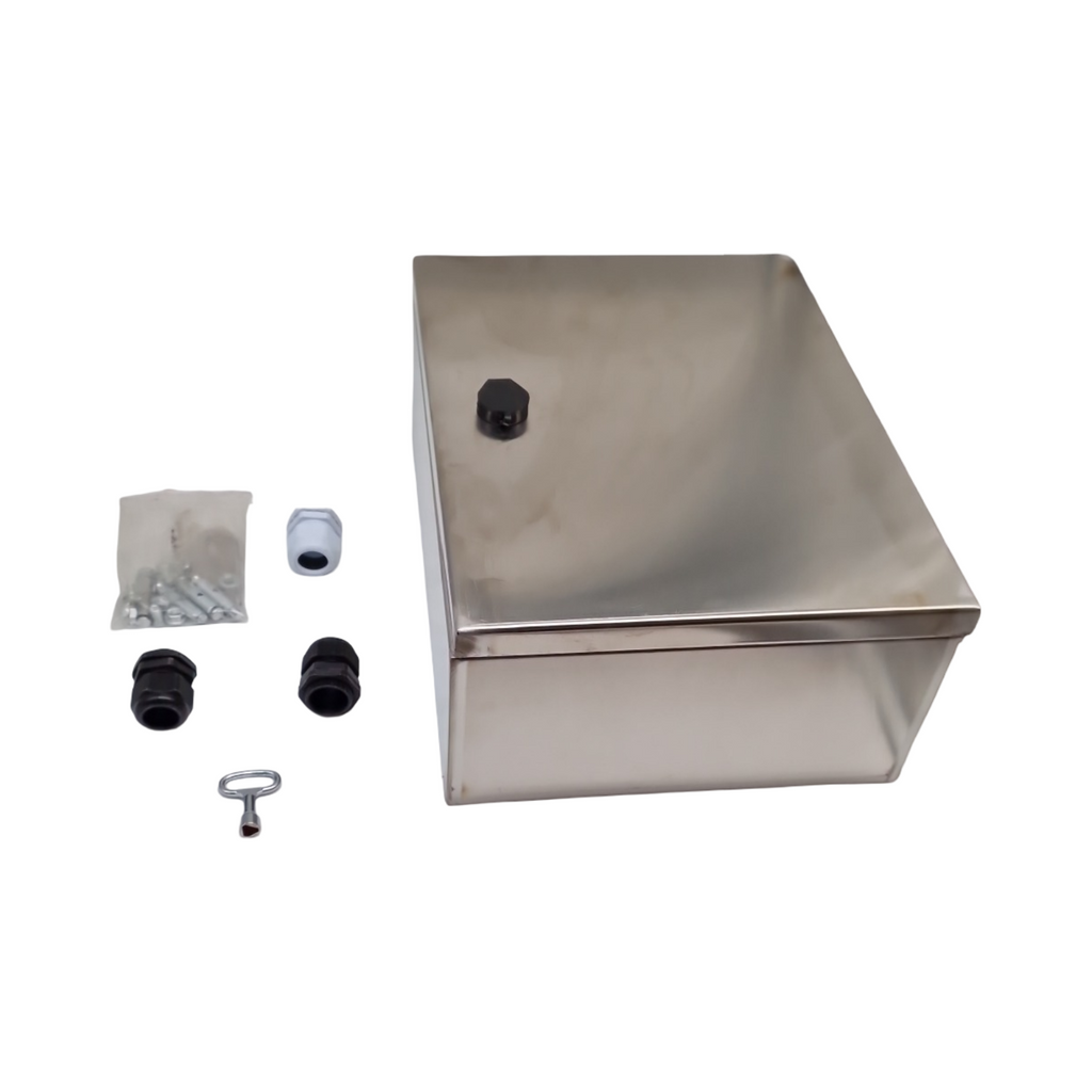 GTYORUS Edelstahl Anschlusskasten wandmontiert wasserdicht mit isolierender Montageplatte 40x30x16cm