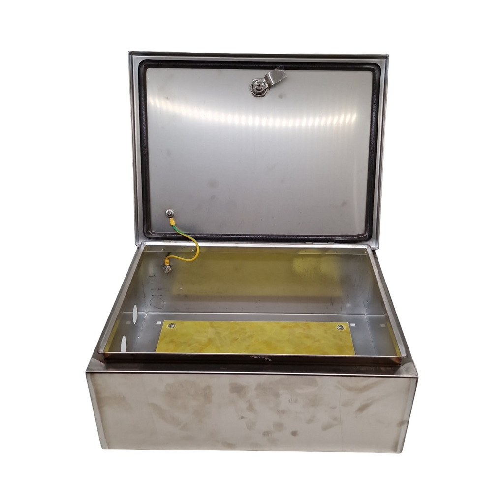 GTYORUS Edelstahl Anschlusskasten wandmontiert wasserdicht mit isolierender Montageplatte 40x30x16cm