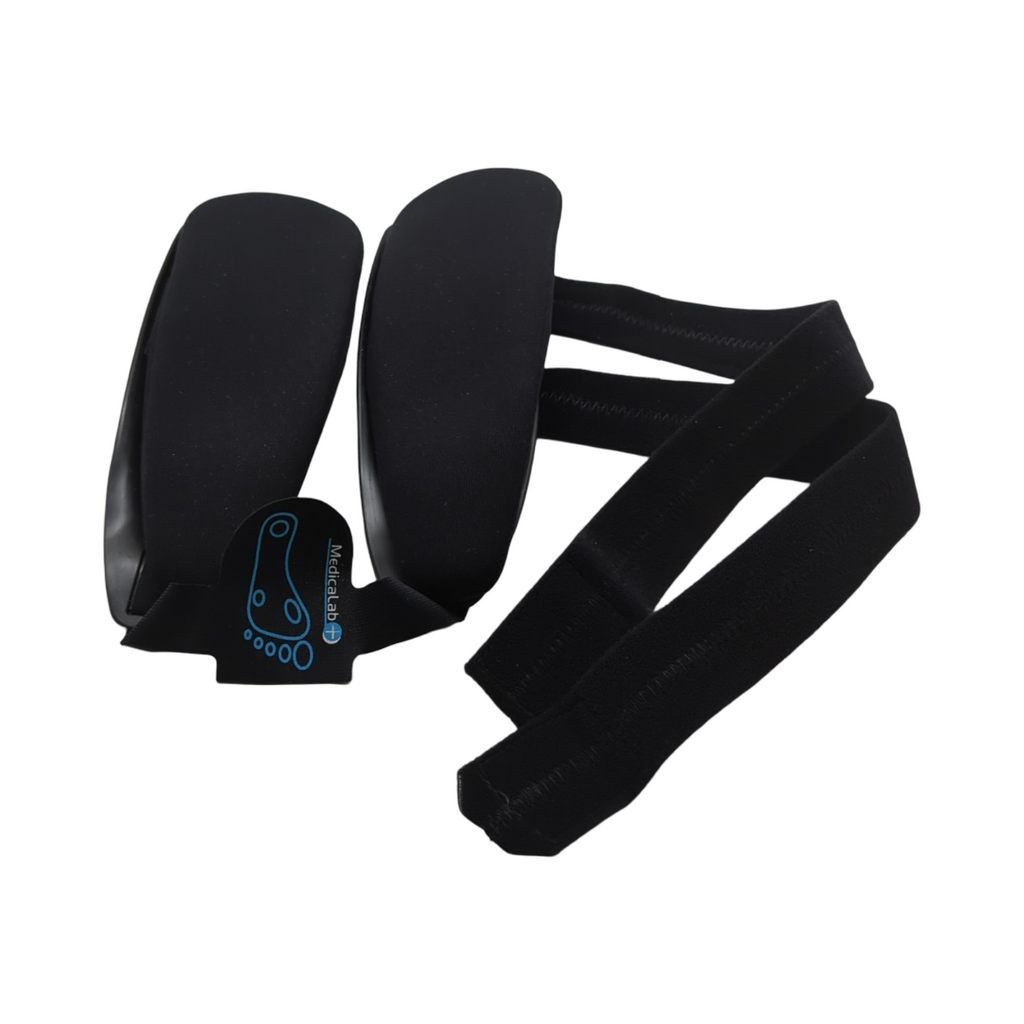 Medicalab Argos Knöchelbandage Sprunggelenk Orthese Memory Foam Polsterung rechts schwarz