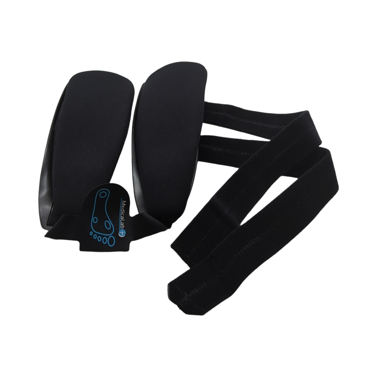 Medicalab Argos Knöchelbandage Sprunggelenk Orthese Memory Foam Polsterung rechts schwarz