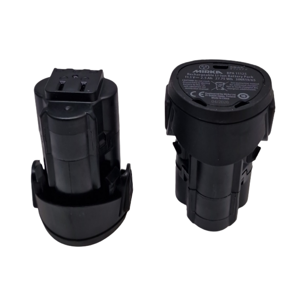 Mirka ARP-B 300 Akku Poliermaschine rotierend Ø 77mm 1500–2200 U/min inkl. 2.5Ah Akku max. 12V