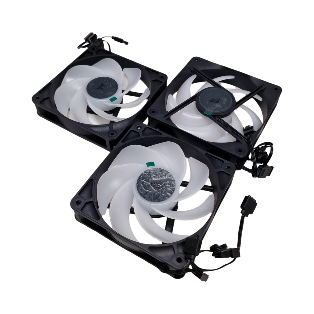 CORSAIR RS120-R Gehäuselüfter 120mm PWM RGB Inverser Rotor hohe statische Druckleistung