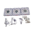 AsiaHorse COSMIQ PC Gehäuselüfter 120mm 3er Set ARGB Daisy Chain Infinity Mirror FDB 2000 RPM
