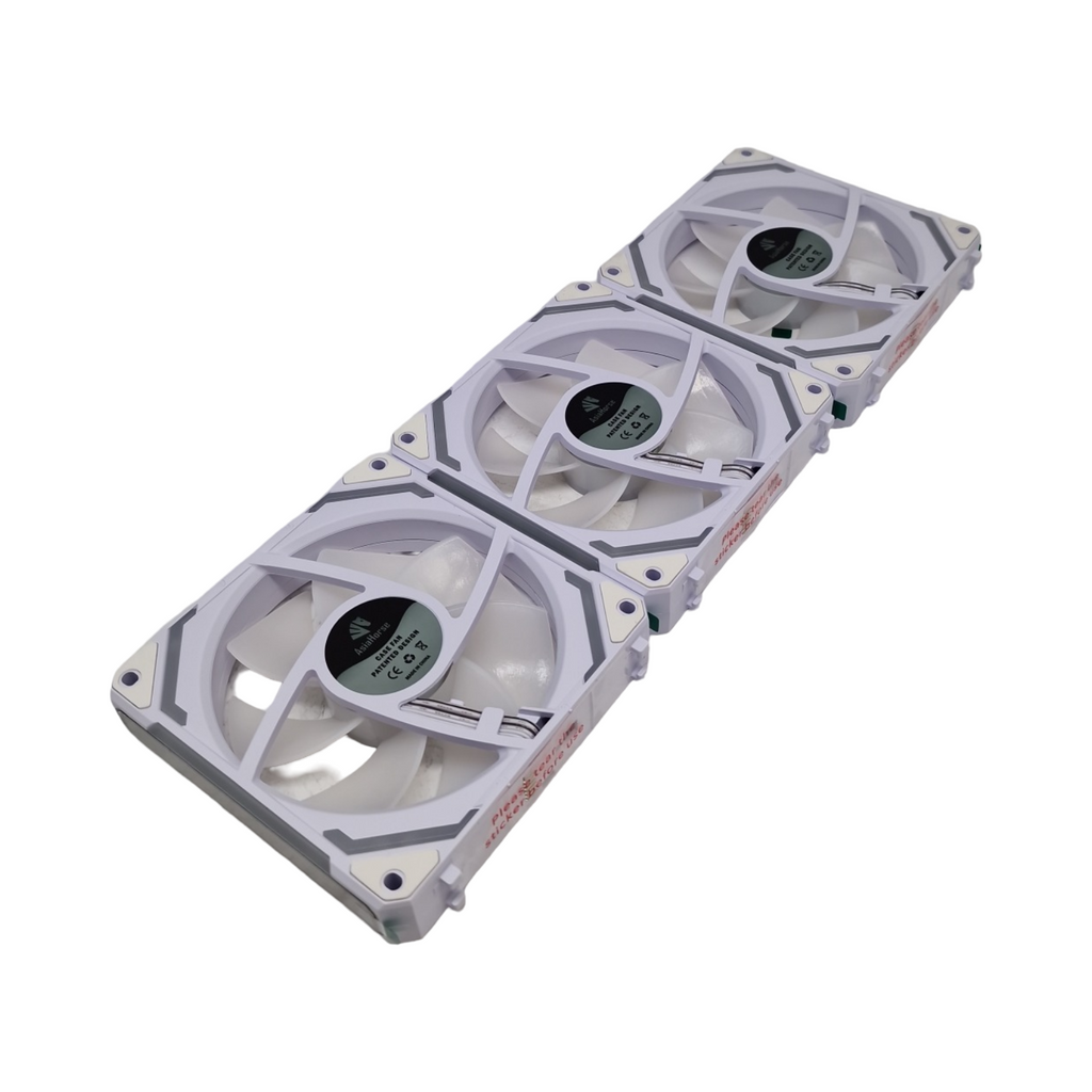 AsiaHorse COSMIQ PC Gehäuselüfter 120mm 3er Set ARGB Daisy Chain Infinity Mirror FDB 2000 RPM