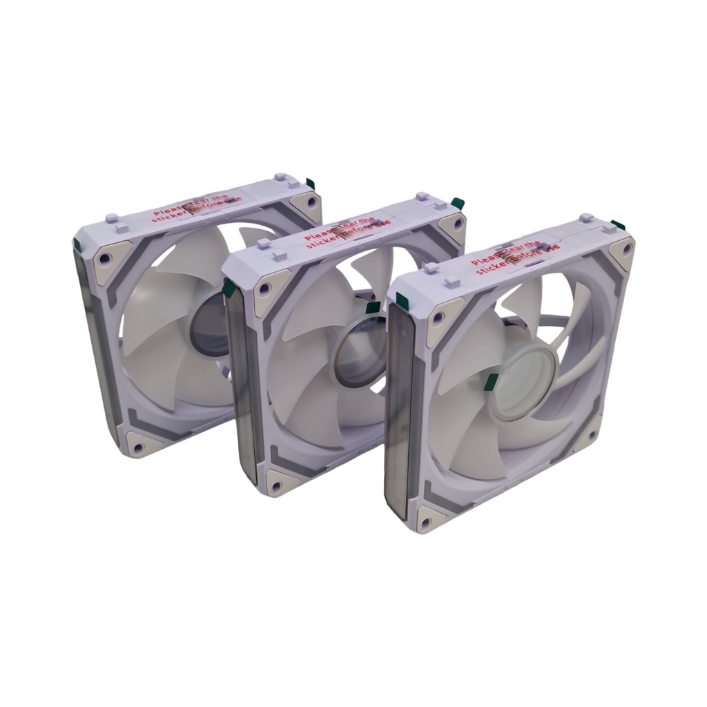 AsiaHorse COSMIQ PC Gehäuselüfter 120mm 3er Set ARGB Daisy Chain Infinity Mirror FDB 2000 RPM