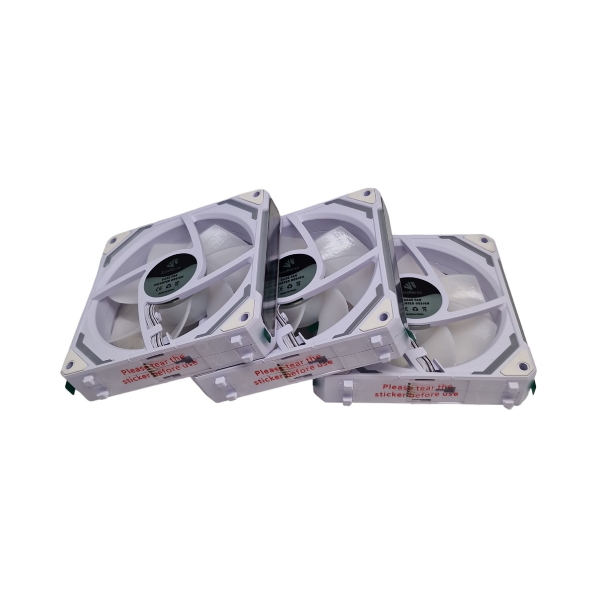 AsiaHorse COSMIQ PC Gehäuselüfter 120mm 3er Set ARGB Daisy Chain Infinity Mirror FDB 2000 RPM