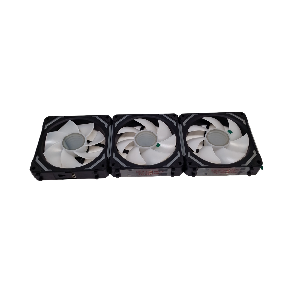 AsiaHorse COSMIQ PC Lüfter 120mm RGB Gehäuselüfter 3 Stück ARGB Daisy Chain Infinity Mirror FDB 2000 RPM 68,5 CFM 24 LEDs 4