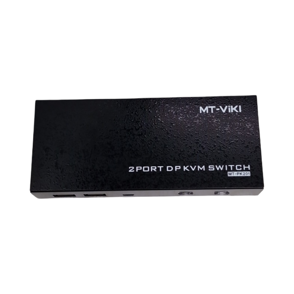 KALEA-INFORMATIQUE KVM-Switch DisplayPort automatisch für 2 PCs 4K 60Hz USB-Tastatur Maus mit Fernbedienung Netzteil K...