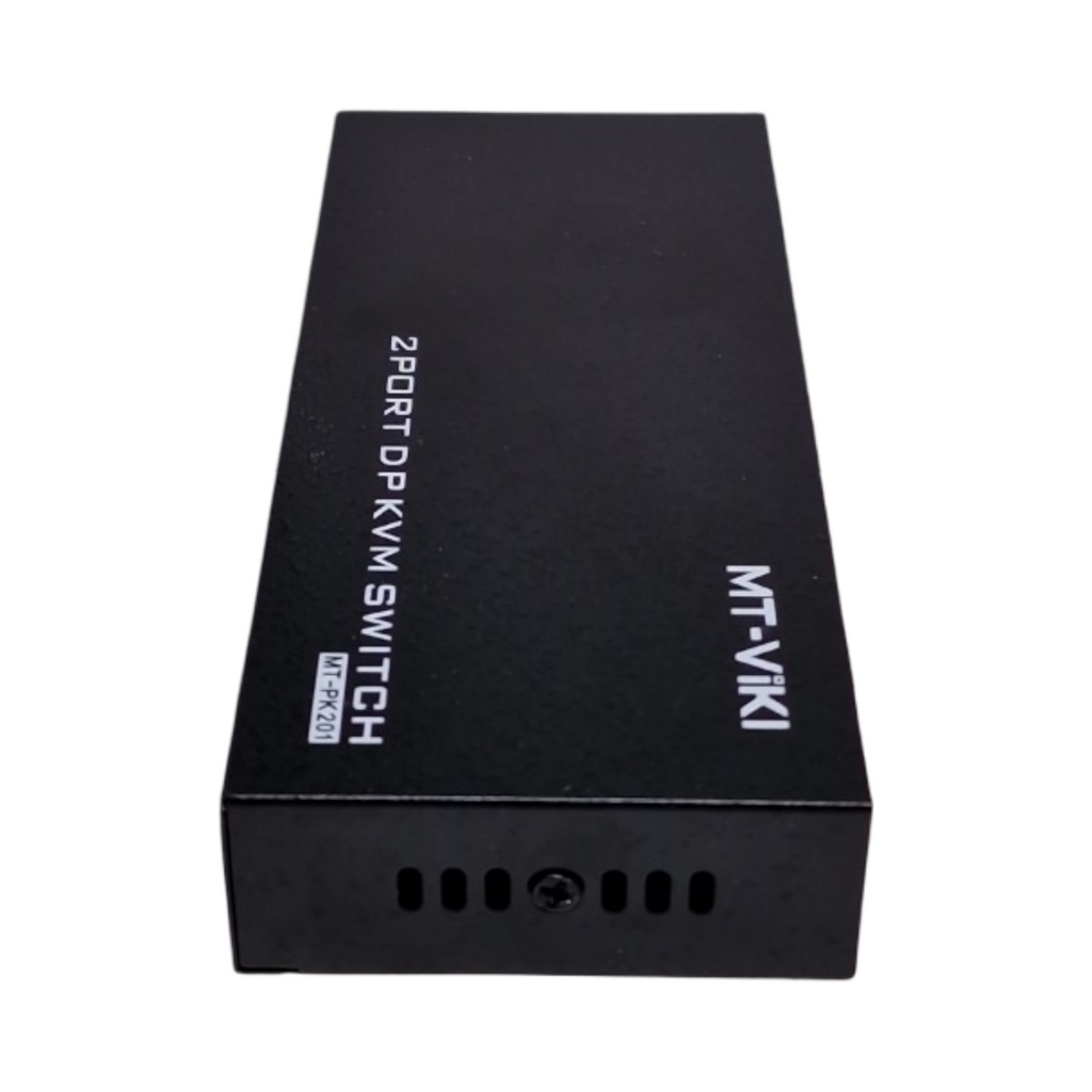 KALEA-INFORMATIQUE KVM-Switch DisplayPort automatisch für 2 PCs 4K 60Hz USB-Tastatur Maus mit Fernbedienung Netzteil K...