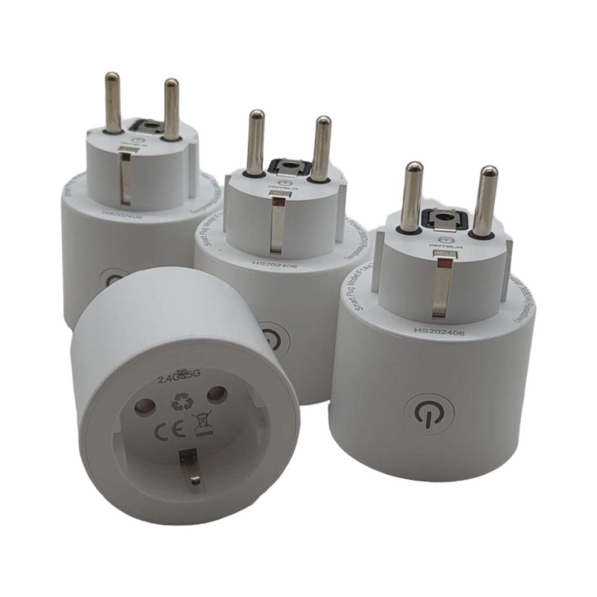 ANTELA WLAN Smart Steckdose 2,4/5GHz Strommessung Alexa Google Home Kompatibel 4er Set