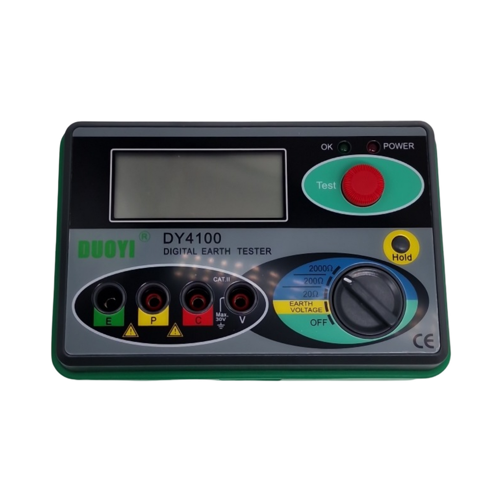 DY4100 Erdungswiderstandstester Digital Erde Tester 0-2000 Ohm
