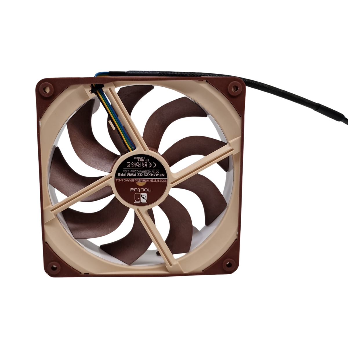 Noctua NF-A14x25 G2 PWM PC-Lüfter 140mm leise Premium 4-Pin Braun