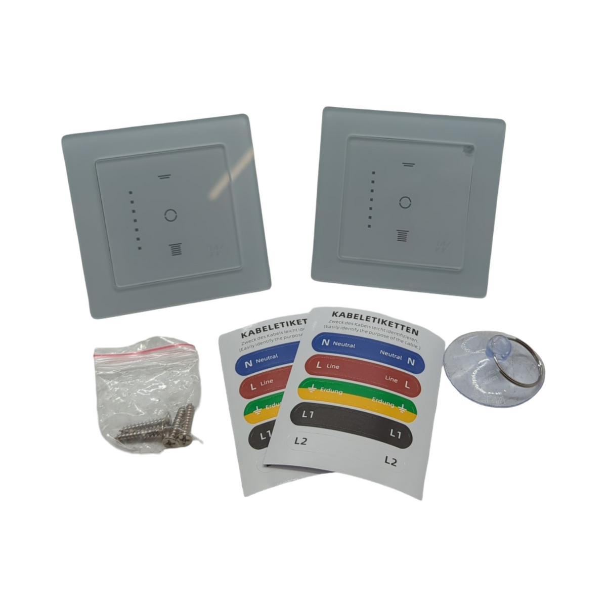 SMARTERCURRY WLAN Rollladenschalter Smart LED Jalousien Schalter Timer Kindersicherung kompatibel mit Echo Alexa