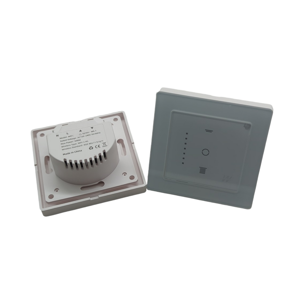 SMARTERCURRY WLAN Rollladenschalter Smart LED Jalousien Schalter Timer Kindersicherung kompatibel mit Echo Alexa