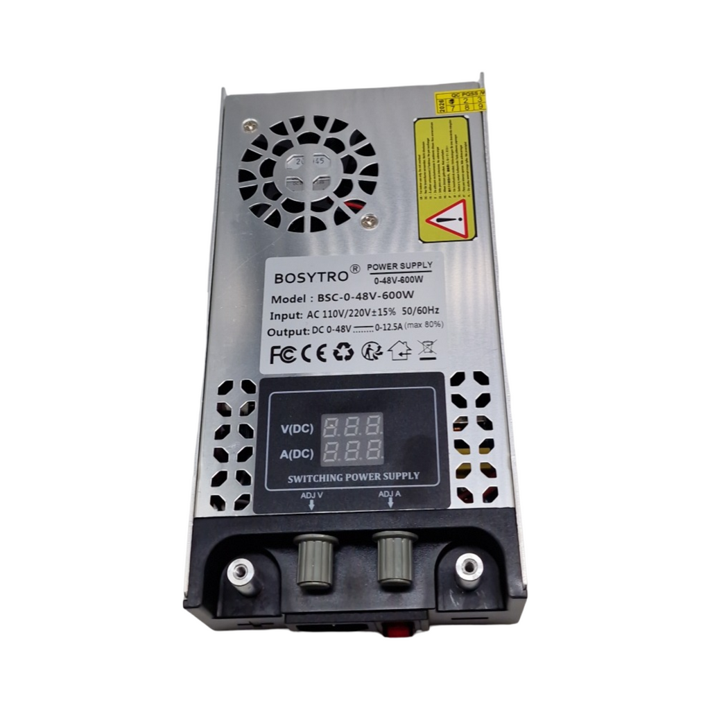 Regelbares Netzteil 0-48V 0-12.5A 600W Schaltnetzteil Transformator Power Supply 230V auf 48V für LED Streifen CCTV 3