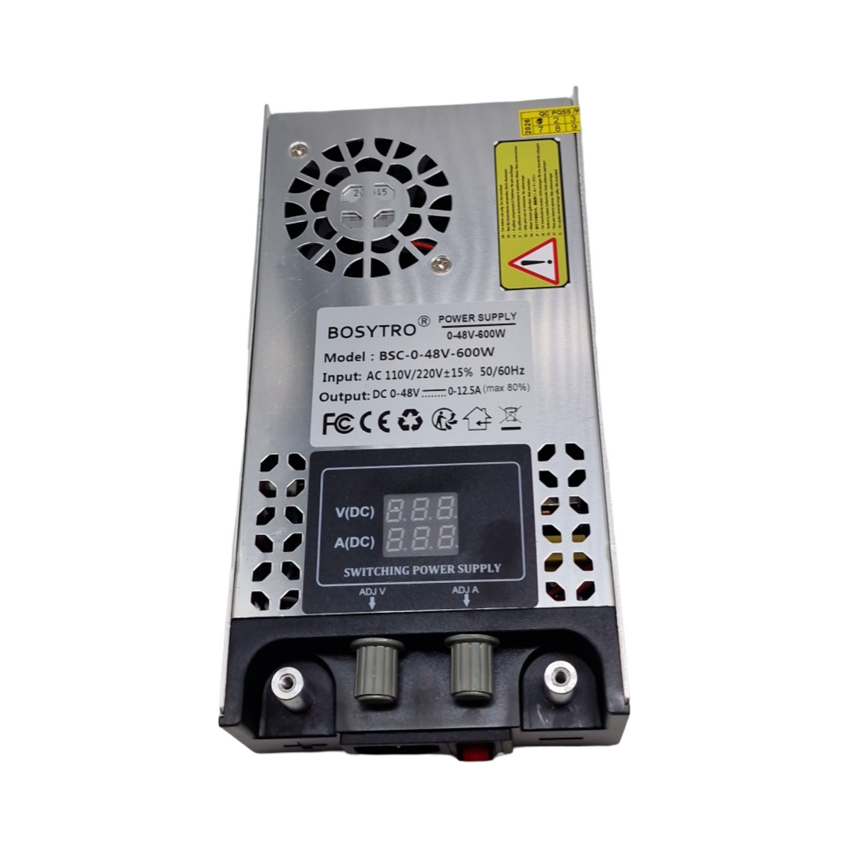 Regelbares Netzteil 0-48V 0-12.5A 600W Schaltnetzteil Transformator Power Supply 230V auf 48V für LED Streifen CCTV 3
