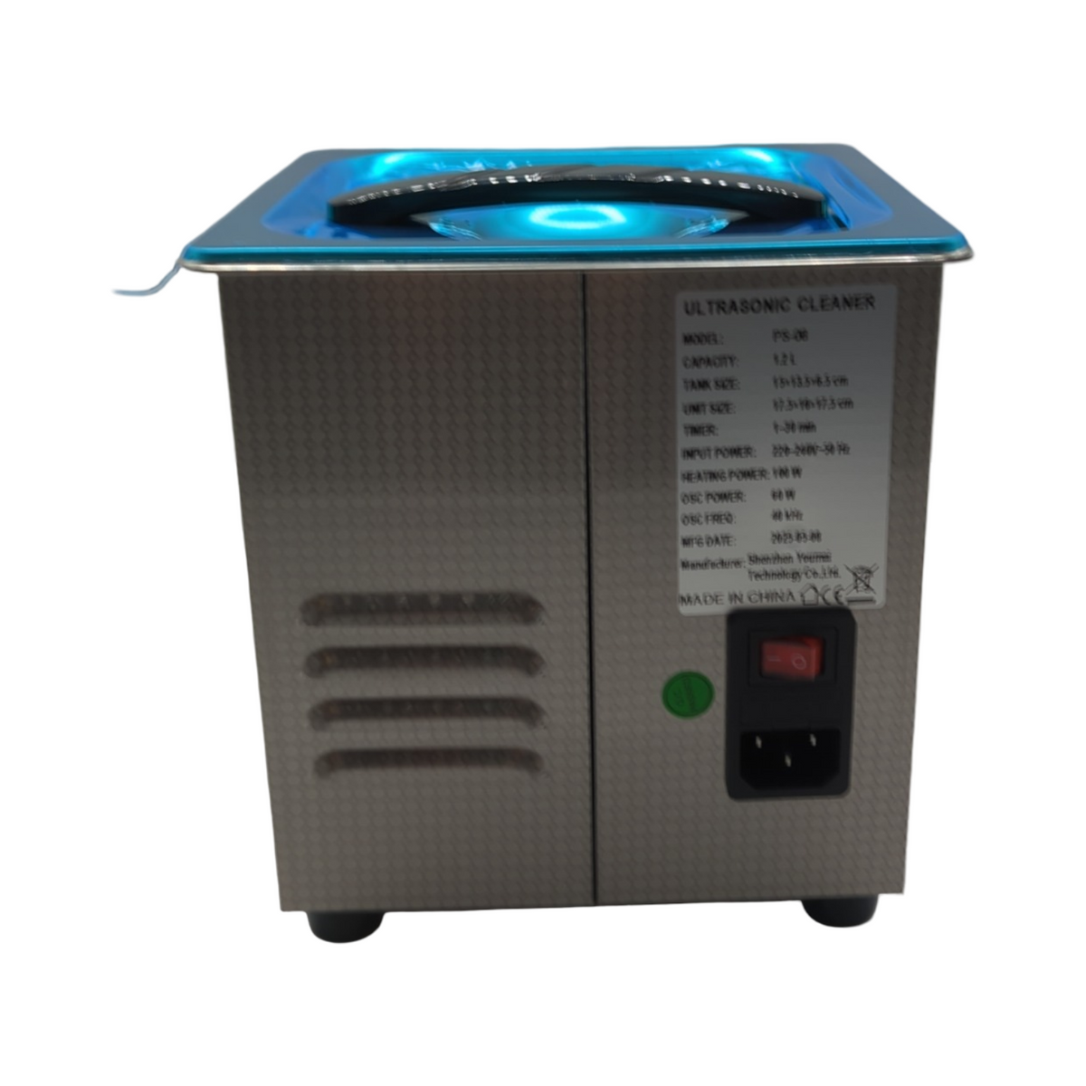 CREWORKS Ultraschallreiniger 1,3L Edelstahl mit Heizung Timer Degas- und Sanftmodus für Schmuck Zahnersatz Brillen Uhren Uh...