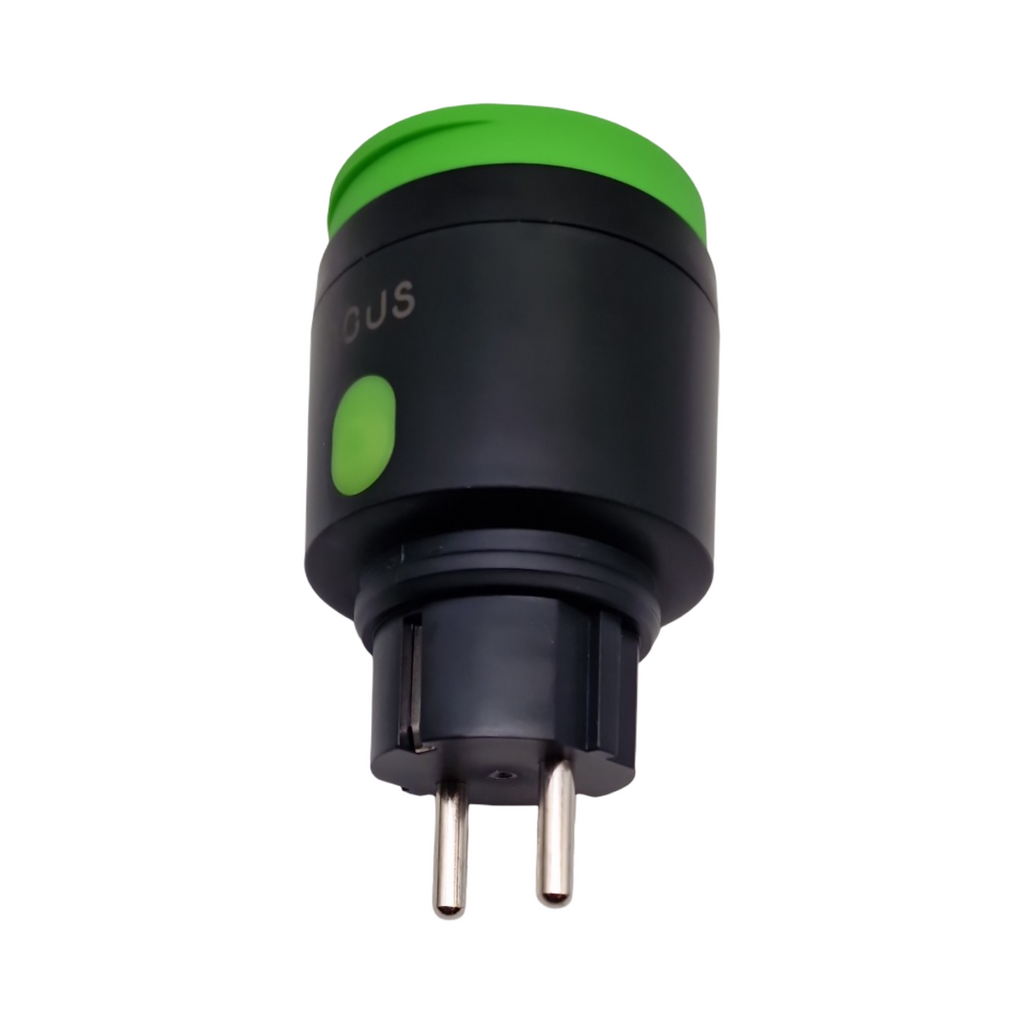 NOUS Tasmota Smart Outdoor Steckdose ESP32 WiFi 2,4GHz IP44 wasserdicht 16A mit Stromzähler Timer Alexa Google Home