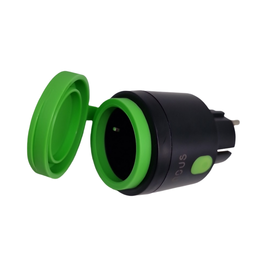 NOUS Tasmota Smart Outdoor Steckdose ESP32 WiFi 2,4GHz IP44 wasserdicht 16A mit Stromzähler Timer Alexa Google Home