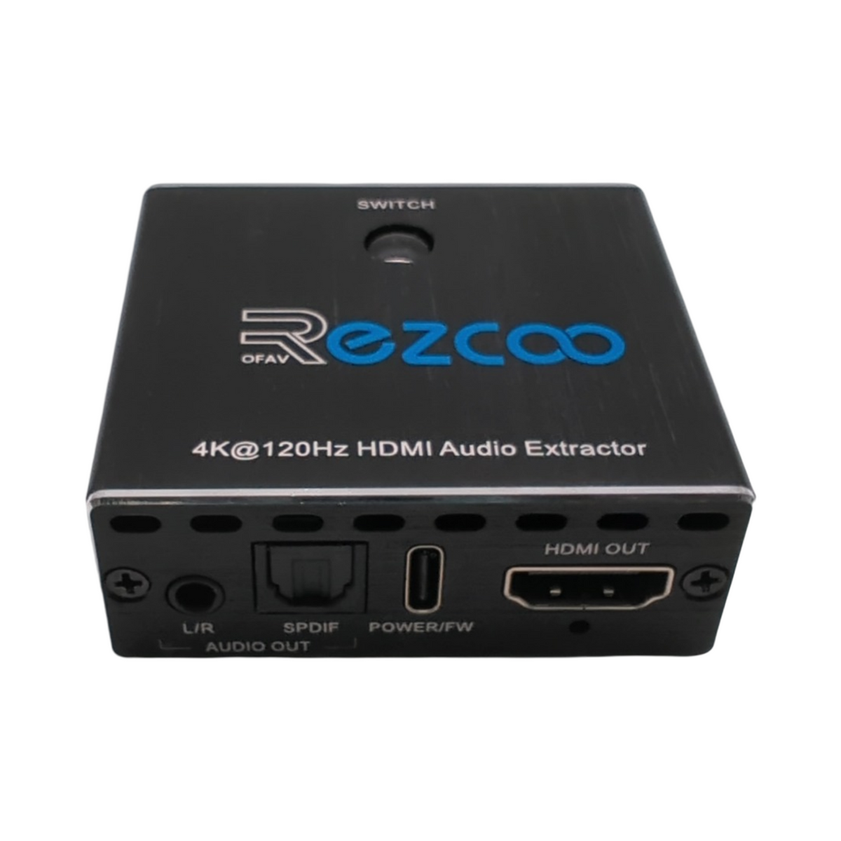 HDMI 2.1 Audio Extractor 4K 120Hz VRR ALLM ARC SPDIF Optisch Stereo Switch 2 in 1 Ausgang
