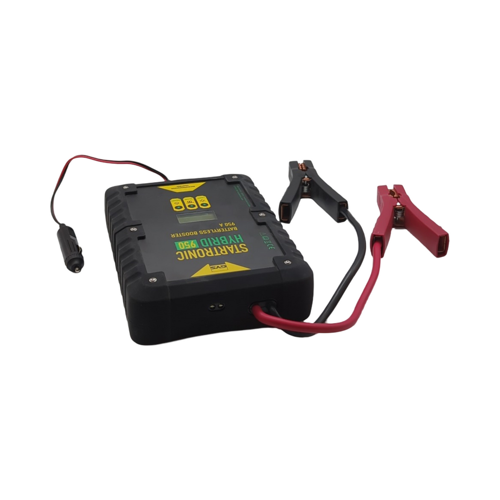 GYS Startronic Hybrid 950 Booster Superkondensatoren 12V mit Kabeln Steckern für Zigarettenanzünder