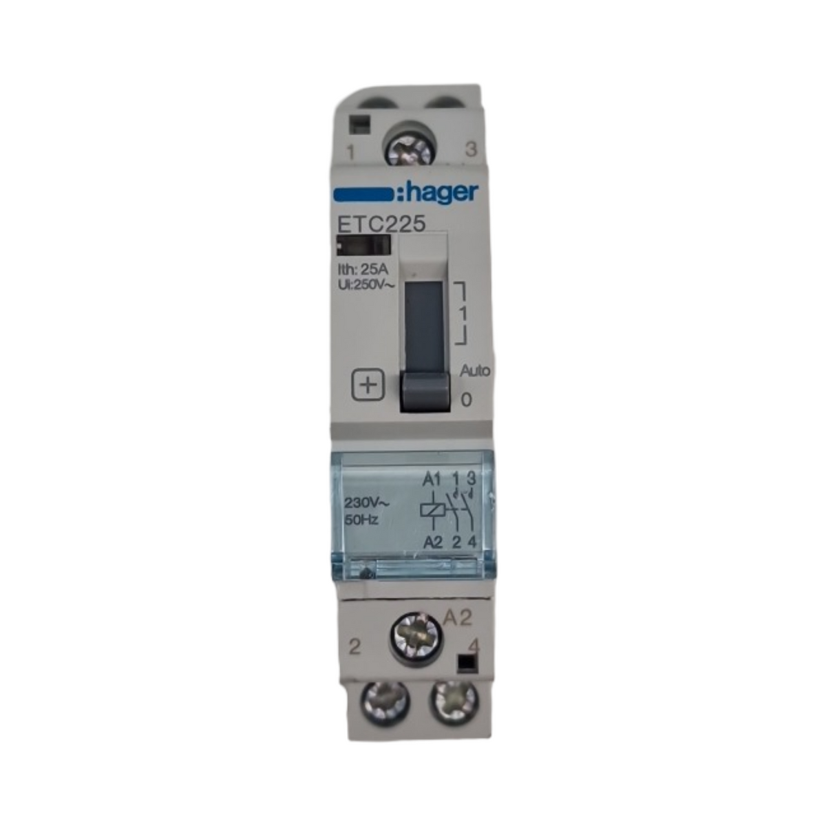 Hager ETC225 Stromstoßschalter 2-polig 25A 230V