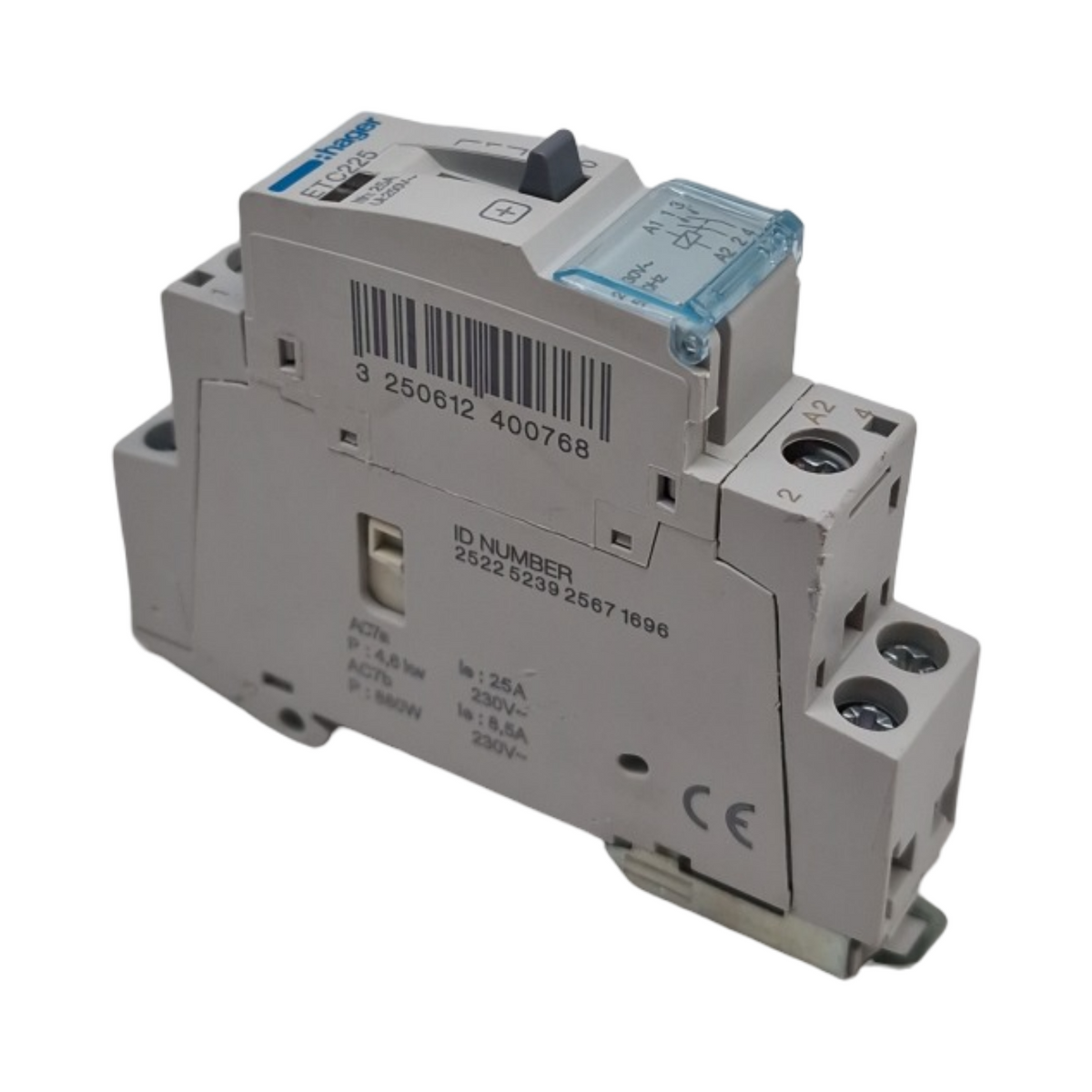 Hager ETC225 Stromstoßschalter 2-polig 25A 230V