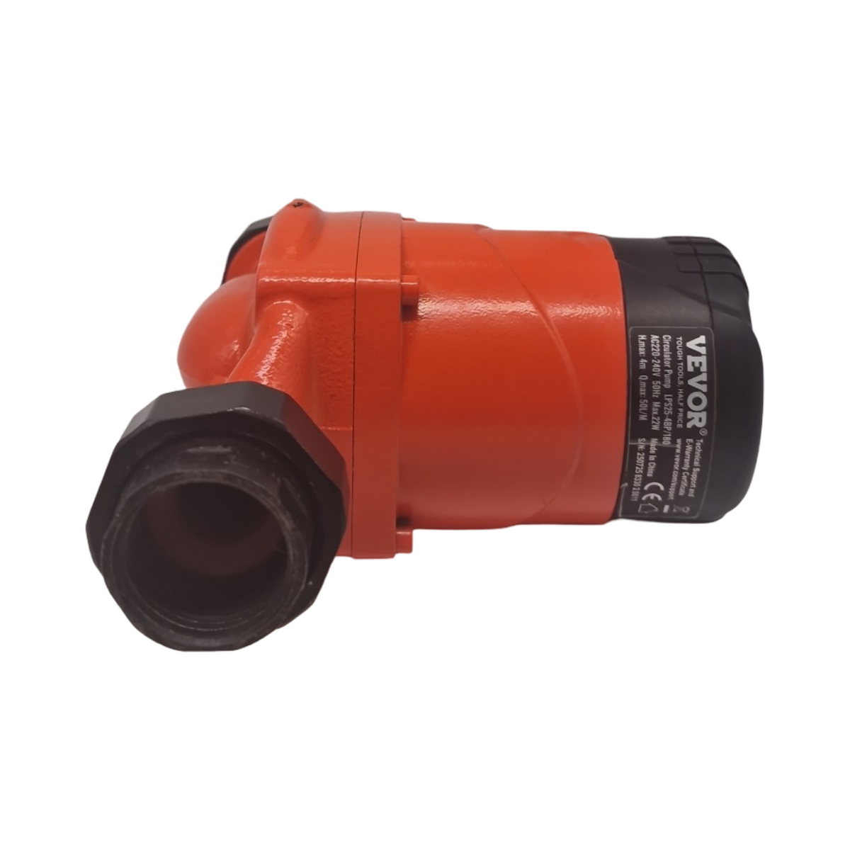 VEVOR Umwälzpumpe 4m Förderhöhe 50L/min 22W 220V NPT 1-1/2 Zoll hocheffizient automatisch