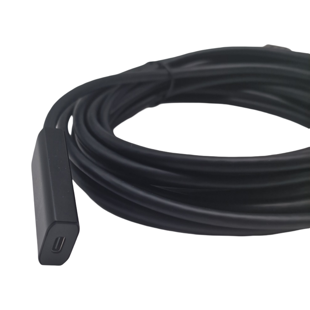 DIGITUS USB 3.2 Gen 2 Verlängerungskabel aktiv USB-C Stecker auf Buchse Repeater Plug & Play 5m 10 Gbit/s