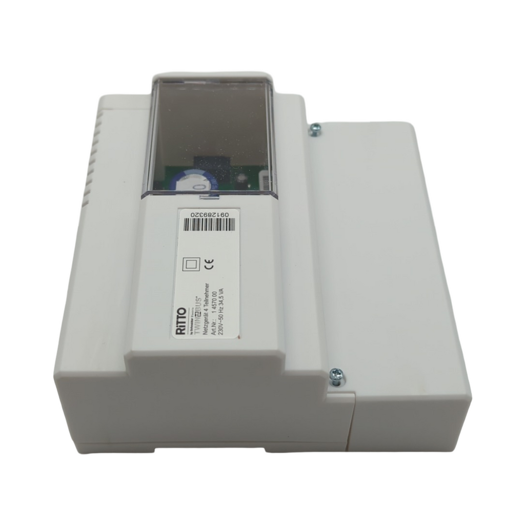 Schneider Electric Ritto Entravox Türsprechanlage Komplettset 3-Familienhaus Gegensprechanlage mit Beleuchtung Klingeltasten Weiß