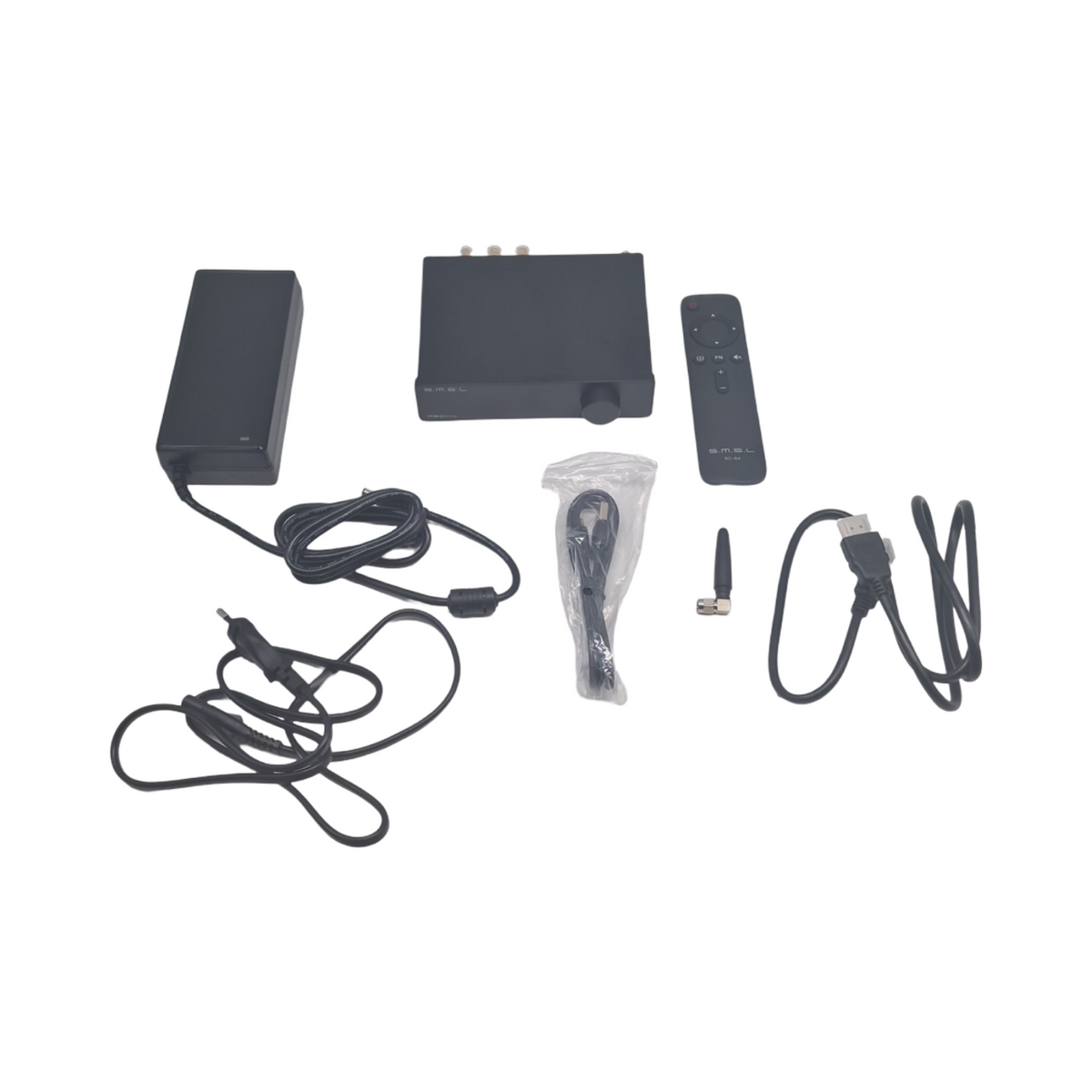 S.M.S.L A50 PRO HiFi-Leistungsverstärker 2.1-Kanal Bluetooth 5.0 USB HDMI AUX Hoch-/Tiefpassfilter Infineon MA12070P