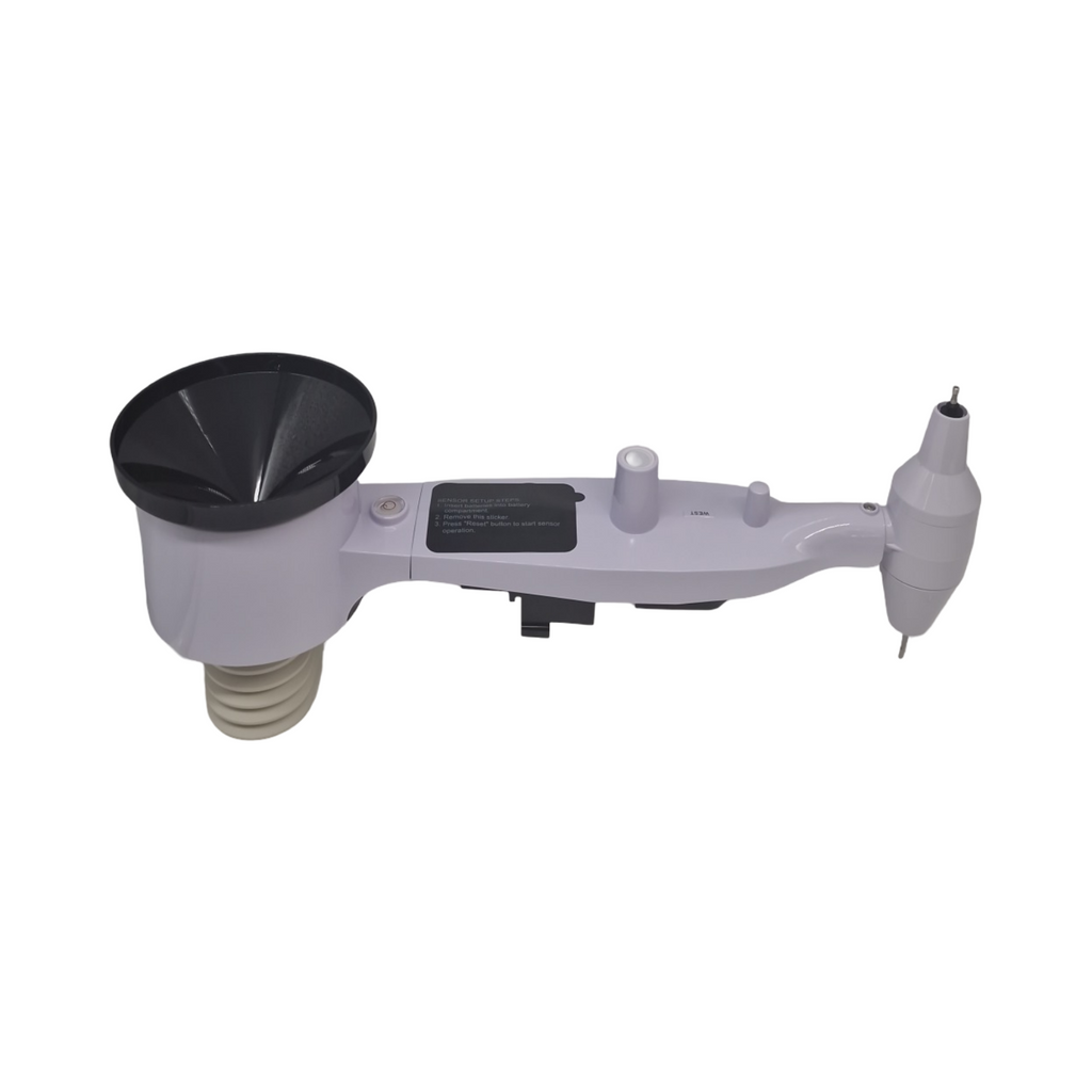 Ecowitt Wetterstation WLAN digital 7-in-1-Sensor solarbetrieben Farbdisplay für Innenbereich