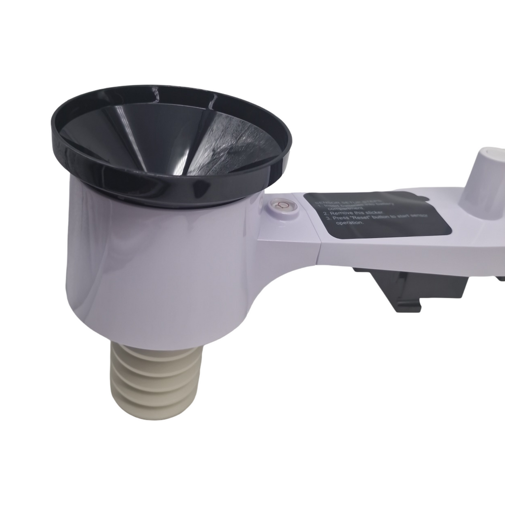 Ecowitt Wetterstation WLAN digital 7-in-1-Sensor solarbetrieben Farbdisplay für Innenbereich