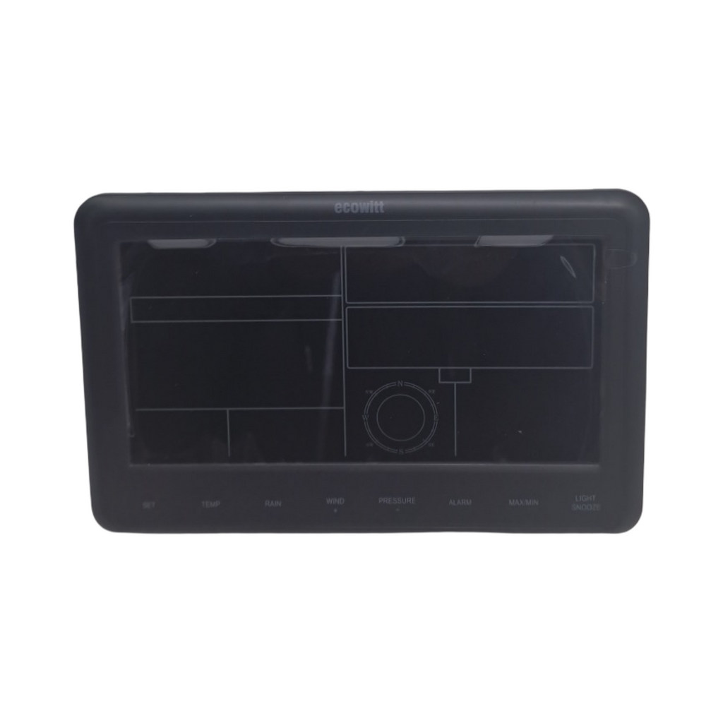 Ecowitt Wetterstation WLAN digital 7-in-1-Sensor solarbetrieben Farbdisplay für Innenbereich