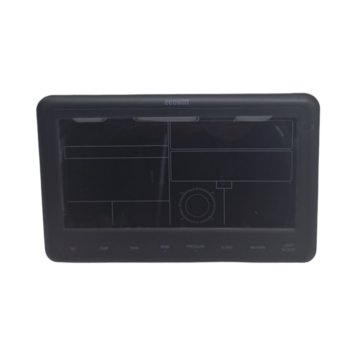 Ecowitt Wetterstation WLAN digital 7-in-1-Sensor solarbetrieben Farbdisplay für Innenbereich