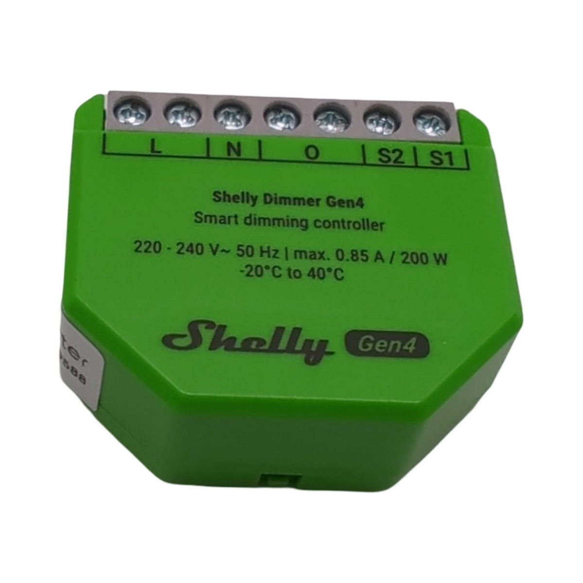 Shelly Dimmer Gen4 WLAN Smart Dimmer Matter-zertifiziert Zigbee Lichtschalter für dimmbare Lichter LED-Streifen Zeitschaltuhr ohne Neutralleiter