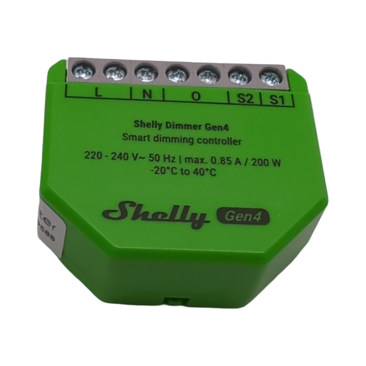 Shelly Dimmer Gen4 WLAN Smart Dimmer Matter-zertifiziert Zigbee Lichtschalter für dimmbare Lichter LED-Streifen Zeitschaltuhr ohne Neutralleiter