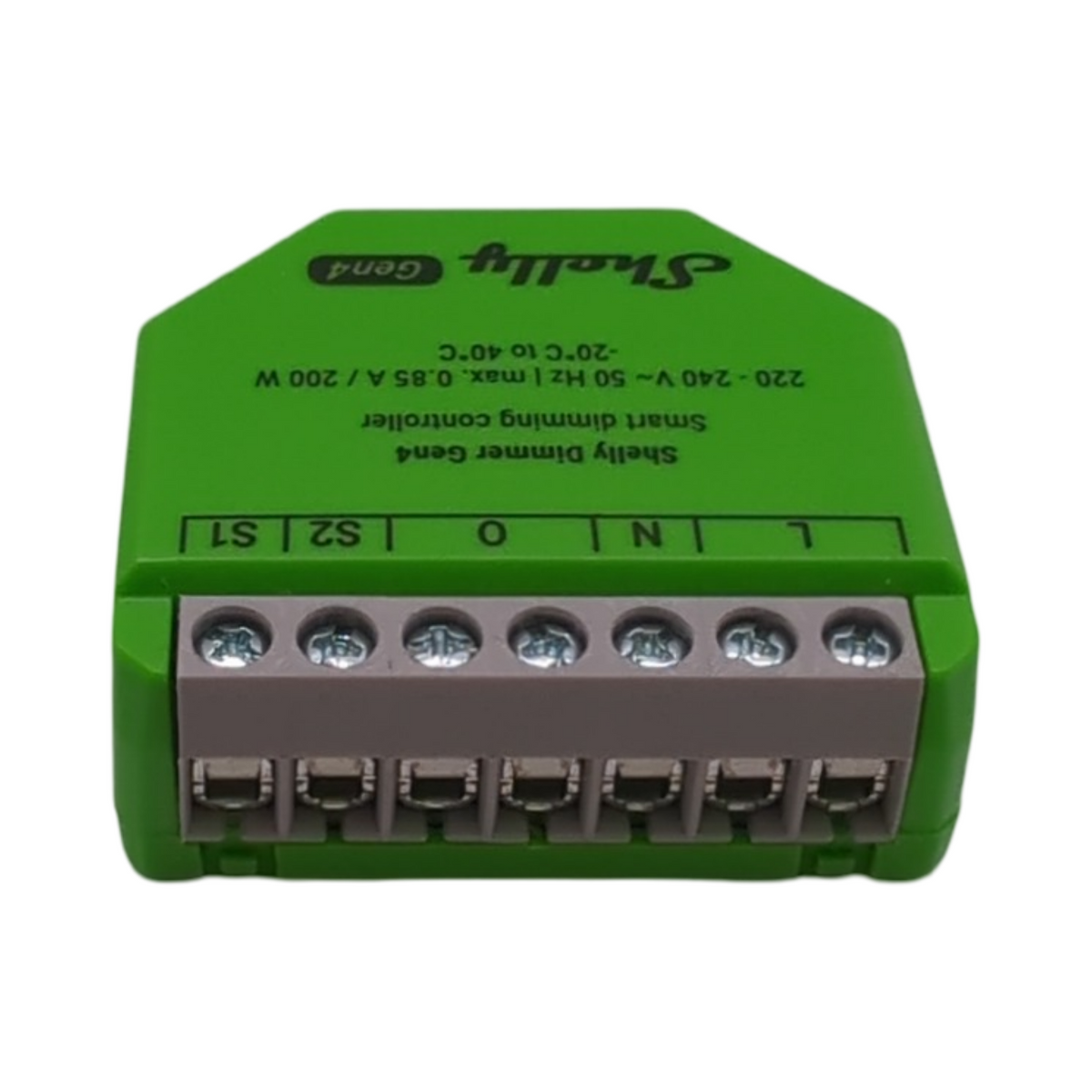 Shelly Dimmer Gen4 WLAN Smart Dimmer Matter-zertifiziert Zigbee Lichtschalter für dimmbare Lichter LED-Streifen Zeitschaltuhr ohne Neutralleiter